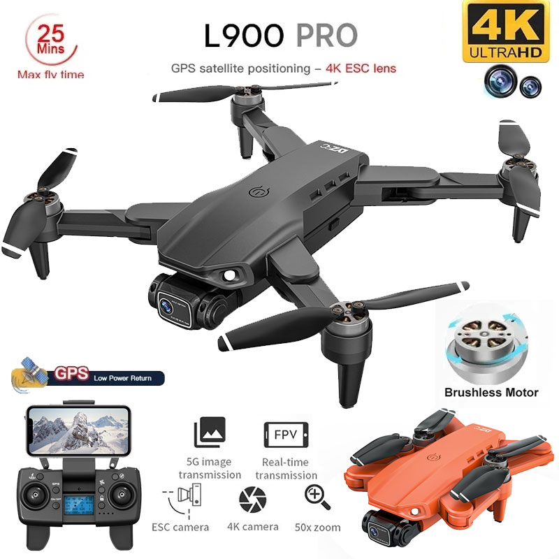 Drone Gimbal Brushless - L900 Pro GPS Drone 4K profesyonel
