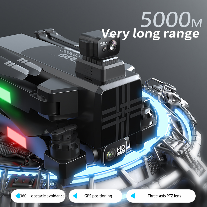 A380 Drone 4K HD üç eksenli An - Drone Gimbal Brushless incelemesi ve fiyatı