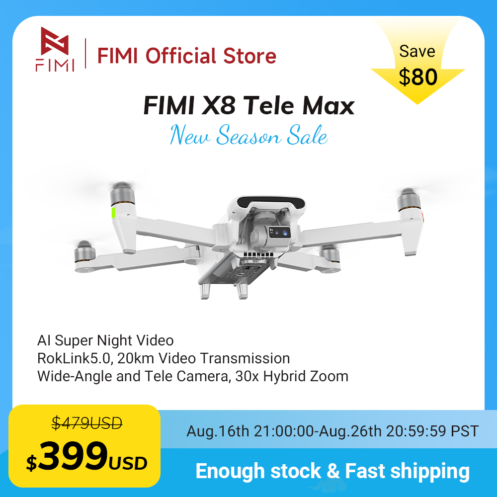 FIMI X8 Tele Max Drone 1/2 inç - Drone Gimbal 2 Axis incelemesi ve fiyatı